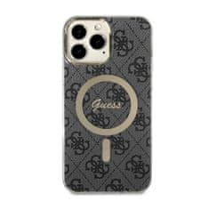 Guess Ohišje Guess 4G MagSafe - iPhone 13 Pro Max (črno)