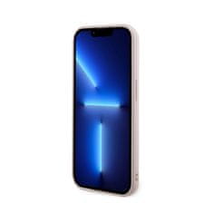 Karl Lagerfeld Karl Lagerfeld 3D gumijast bleščeč logotip - ohišje za iPhone 15 Pro (roza)