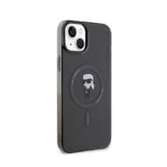 Karl Lagerfeld Karl Lagerfeld IML Ikonik MagSafe - Ohišje za iPhone 15 Plus (črno)