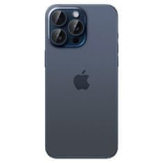 Spigen Spigen Optik.TR EZ Fit Camera Lens Protector 2-Pack - zaščitno steklo za objektiv za iPhone 15 Pro / 15 Pro Max / iPhone 14 Pro / 14 Pro Max (2 kosa) (Blue Titani