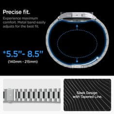 Spigen Spigen Modern Fit Band - zapestnica za Samsung Galaxy Watch 6 44 mm (srebrna)