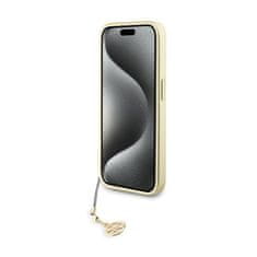 Guess Kolekcija Guess 4G Charms - Ohišje za iPhone 15 Pro (rjavo)