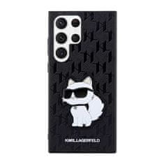 Karl Lagerfeld Karl Lagerfeld NFT Saffiano Monogram Choupette - Ohišje za Samsung Galaxy S23 Ultra (črno)