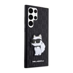 Karl Lagerfeld Karl Lagerfeld NFT Saffiano Monogram Choupette - Ohišje za Samsung Galaxy S23 Ultra (črno)