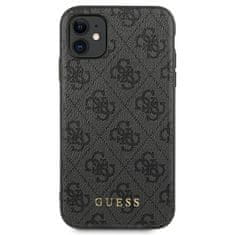 Guess Guess 4G Metal Gold Logo - Ohišje za iPhone 11 (sivo)