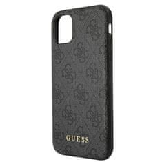 Guess Guess 4G Metal Gold Logo - Ohišje za iPhone 11 (sivo)