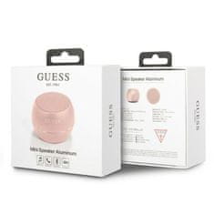 Guess Guess Mini Bluetooth zvočnik 3W 4H - Bluetooth 5.0 zvočnik (roza)