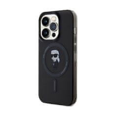 Karl Lagerfeld Karl Lagerfeld IML Ikonik MagSafe - Ohišje za iPhone 14 Pro Max (črno)