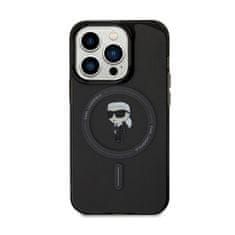 Karl Lagerfeld Karl Lagerfeld IML Ikonik MagSafe - Ohišje za iPhone 14 Pro Max (črno)