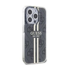 Guess Guess IML 4G Gold Stripe - Ohišje za iPhone 15 Pro (črno)