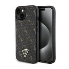 Guess Guess 4G Triangle Metal Logo - Ohišje za iPhone 15 (črno)