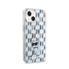 Karl Lagerfeld Karl Lagerfeld Monogram Choupette - Ohišje za iPhone 15 (prozorno)