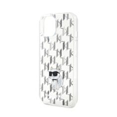 Karl Lagerfeld Karl Lagerfeld Monogram Choupette - Ohišje za iPhone 15 (prozorno)