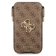 Guess Guess 4G Big Metal Logo Pouch - L max 6,7" torbica za telefon (rjava)