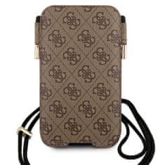 Guess Guess 4G Big Metal Logo Pouch - L max 6,7" torbica za telefon (rjava)