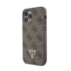 Guess Guess Crossbody 4G Metal Logo - Ohišje za iPhone 12 / iPhone 12 Pro (rjavo)