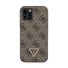 Guess Guess Crossbody 4G Metal Logo - Ohišje za iPhone 12 / iPhone 12 Pro (rjavo)