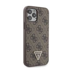 Guess Guess Crossbody 4G Metal Logo - Ohišje za iPhone 12 / iPhone 12 Pro (rjavo)