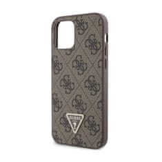 Guess Guess Crossbody 4G Metal Logo - Ohišje za iPhone 12 / iPhone 12 Pro (rjavo)