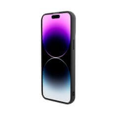 Karl Lagerfeld Karl Lagerfeld 3D gumijasto ohišje z več logotipi - ohišje za iPhone 15 Pro Max (črno)