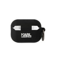 Karl Lagerfeld Karl Lagerfeld Silikonski etui NFT Choupette Head 3D - AirPods Pro 2 (črn)