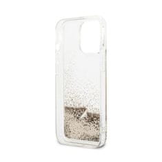 Guess Guess Liquid Glitter Charms - Ohišje za iPhone 14 Pro Max (zlato)