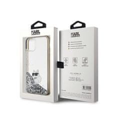 Karl Lagerfeld Karl Lagerfeld Liquid Glitter Choupette - etui za iPhone 11 (prozoren)