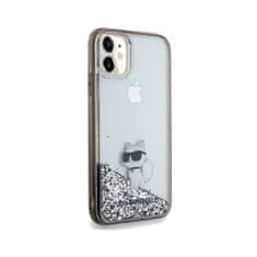 Karl Lagerfeld Karl Lagerfeld Liquid Glitter Choupette - etui za iPhone 11 (prozoren)