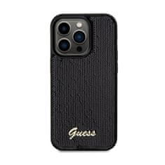 Guess Guess Sequin Script Metal - Ohišje za iPhone 13 Pro (črno)