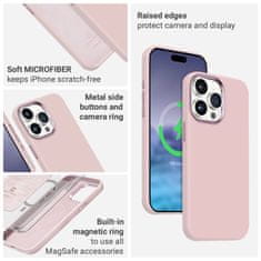 NEW Crong Color Cover LUX Magnetic - ohišje za iPhone 15 Pro MagSafe (mornarsko modra)