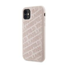 Karl Lagerfeld Karl Lagerfeld Quilted K Pattern - etui za iPhone 11 (roza)