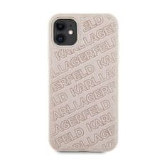 Karl Lagerfeld Karl Lagerfeld Quilted K Pattern - etui za iPhone 11 (roza)