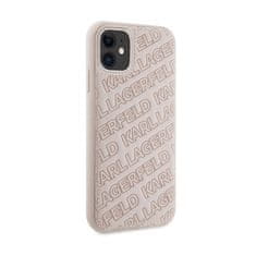 Karl Lagerfeld Karl Lagerfeld Quilted K Pattern - etui za iPhone 11 (roza)