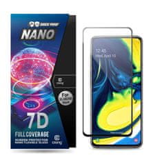 Crong Crong 7D Nano Flexible Glass - hibridno steklo 9H za celoten zaslon telefona Samsung Galaxy A80 / A90