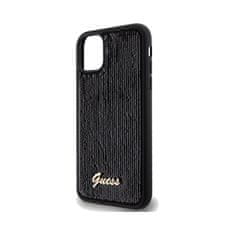 Guess Guess Sequin Script Metal - Ohišje za iPhone 11 (črno)