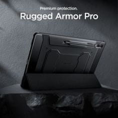 NEW Spigen Rugged Armor Pro - Ohišje za Samsung Galaxy Tab S8 Ultra / S9 Ultra 14,6" (črno)