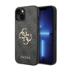 Guess Guess 4G Big Metal Logo - Ohišje za iPhone 15 Plus (sivo)