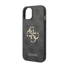 Guess Guess 4G Big Metal Logo - Ohišje za iPhone 15 Plus (sivo)