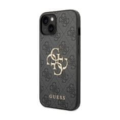 Guess Guess 4G Big Metal Logo - Ohišje za iPhone 15 Plus (sivo)