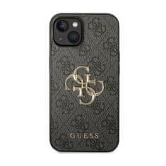 Guess Guess 4G Big Metal Logo - Ohišje za iPhone 15 Plus (sivo)