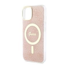 Guess Guess 4G MagSafe - Ohišje za iPhone 14 (roza)