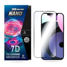 Crong Crong 7D Nano Flexible Glass - 9H nezlomljivo hibridno steklo za celoten zaslon telefona iPhone 12 Mini