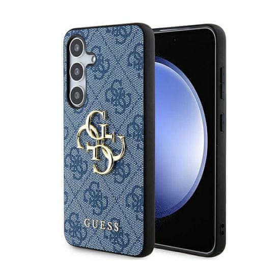 Guess Guess 4G Big Metal Logo - Ohišje za Samsung Galaxy S24 (modro)