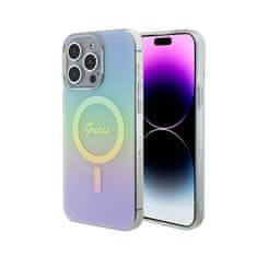 Guess Guess IML Iridescent MagSafe - Ohišje za iPhone 15 Pro Max (turkizno)