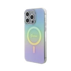 Guess Guess IML Iridescent MagSafe - Ohišje za iPhone 15 Pro Max (turkizno)