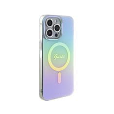 Guess Guess IML Iridescent MagSafe - Ohišje za iPhone 15 Pro Max (turkizno)