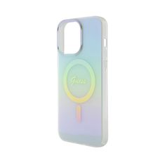 Guess Guess IML Iridescent MagSafe - Ohišje za iPhone 15 Pro Max (turkizno)