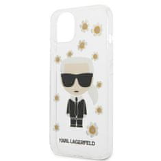 Karl Lagerfeld Karl Lagerfeld Iconic Karl Flower - etui za iPhone 13 (prozoren)