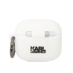 Karl Lagerfeld Karl Lagerfeld Silikonski etui NFT Karl Head 3D - AirPods 3 (bel)