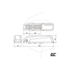 Green Cell Green Cell - Baterija za e-kolesa s polnilnikom 36V 13Ah 468Wh Li-Ion 5.5x2.1mm